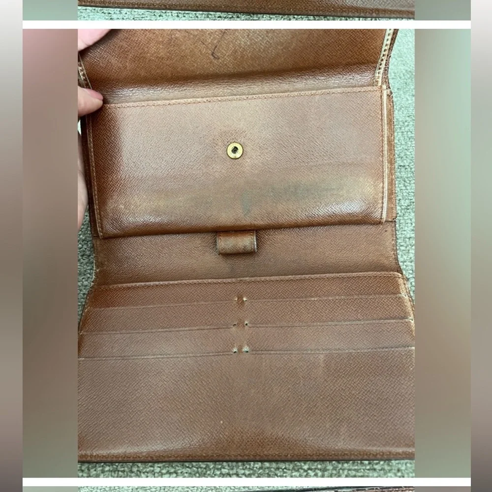 AUTHENTIC LV MONO SARAH WALLET - Picture 7 of 14